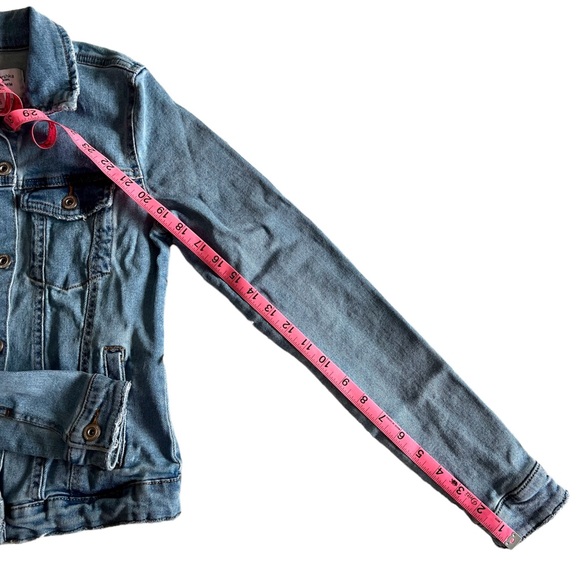 Jean denim jacket with 4 pockets - Picture 7 of 11